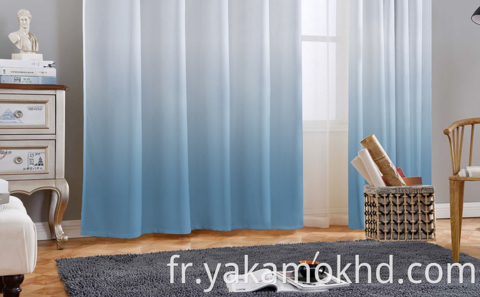 Light Blue Ombre Curtains